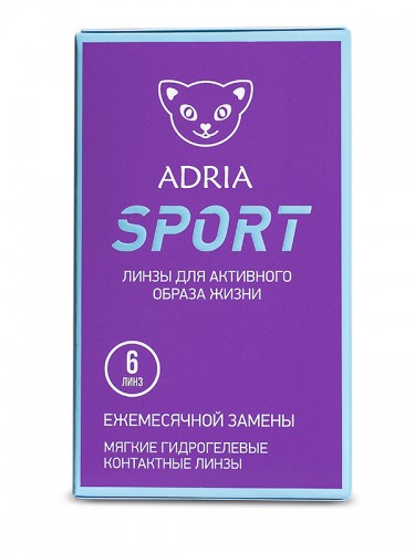 Линзы  ADRIA SPORT 6 линз (ежемесячной замены)